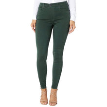 Load image into Gallery viewer, Size 8 KUT from the Kloth Mia High-Rise Toothpick Skinny Jeggings in Hunter Green

