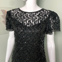 Load image into Gallery viewer, Precious Moments Vintage 1970’s Sequined Prom or Cocktail Dress

