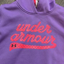 Load image into Gallery viewer, Youth Medium Under Armour Pink Purple Youth Hoodie Kids
