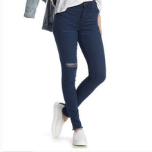 Load image into Gallery viewer, Size 27 Tall Madewell Roadtripper Dark Wash Denim Raw Hem Frayed Skinny Jeans
