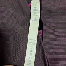 Load image into Gallery viewer, Size 6 Lululemon Ebb To Street Seamless Heather Regal Plum Chevron Magenta 7/8 Leggings
