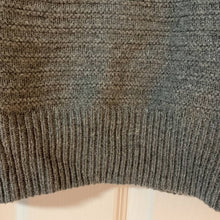 Load image into Gallery viewer, Medium Madewell Gray Ruffle-Neck Pullover Sweater in Cotton-Merino Yarn
