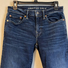 Load image into Gallery viewer, Size 28x30 American Eagle Mens Airflex Plus Dark Wash Denim Jeans
