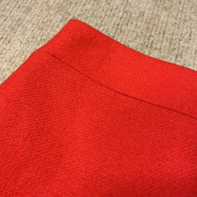 Load image into Gallery viewer, Size 8 J. Crew Bright Red Wool Pencil Skirt

