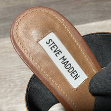 Load image into Gallery viewer, Size 6.5 Steve Madden Roper Platform Cork Wedge Heels
