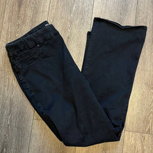 Load image into Gallery viewer, Size 14 Chicos Plus Pull On Slim Boot Cut Black Denim Jeans
