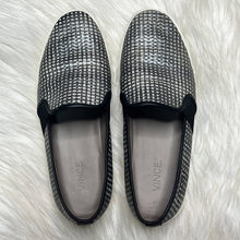 Load image into Gallery viewer, Sz 7.5 VINCE Black &amp; White Slip On Sneakers
