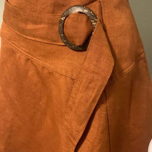 Load image into Gallery viewer, Size 10 Free People NWT Higher Ground Linen Mini Skirt
