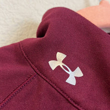 Load image into Gallery viewer, Small Under Armour Dark Magenta Quarter Zip Up Shirt
