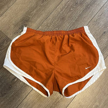 Load image into Gallery viewer, Medium Nike Dri-Fir Orange White Athletic Running Shorts
