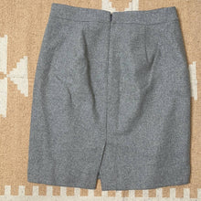Load image into Gallery viewer, Size 8 J. Crew NWOT Light Gray Wool Pencil Skirt
