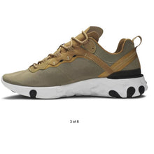 Load image into Gallery viewer, Size 6 Nike React Element 55 'Metallic Gold' Tennis Shoes
