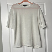 Load image into Gallery viewer, Small Pretty Little Thing White Ribbed Short Sleeve Top
