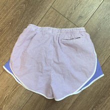 Load image into Gallery viewer, Size medium Lauren James Purple &amp; White Seersucker Stripe Shorts
