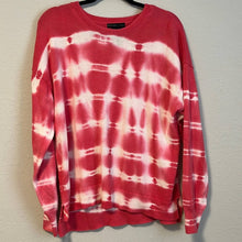 Load image into Gallery viewer, Size XXL Design History Red White Tie Dye Sweater
