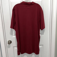 Load image into Gallery viewer, Size XL AdiPure By Adidas NWOT Red &amp; Black Stripe Short Sleeve Men’s Polo Shirt
