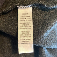 Load image into Gallery viewer, Size Medium Thread + Supply Heathered Black 3/4 zip pull over
