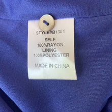 Load image into Gallery viewer, Size Large Jodifl Blue Sleeveless Embroidered Peasant Shift Dress
