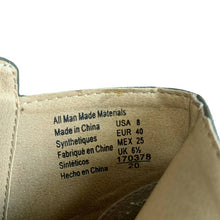 Load image into Gallery viewer, Size 8 Brash Olive Green Perforated Zip Up Open Toe Ankle Booties
