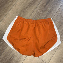 Load image into Gallery viewer, Medium Nike Dri-Fir Orange White Athletic Running Shorts
