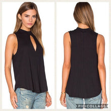 Load image into Gallery viewer, Size medium Free People Faye Ribbed Key Hope Cut Out Tank

