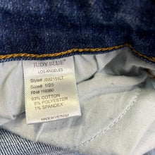 Load image into Gallery viewer, Size 25 Judy Blue High Waisted Distressed Frayed Hem Skinny Jeans
