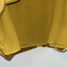 Load image into Gallery viewer, Size 2 J. Crew Vintage Gold Velvet Tank Top

