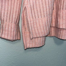 Load image into Gallery viewer, XS Anthropologie Maeve NWOT Blush Pink Cowl Neck Ribbed Sweater Top
