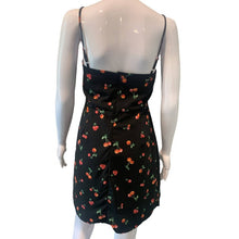 Load image into Gallery viewer, Size XL Lulus As If Black Cherry Print Mini Dress

