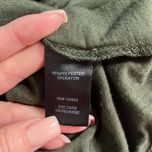 Load image into Gallery viewer, Size 3X Torrid OLIVE FAUX WRAP BABYDOLL TANK Top
