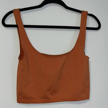 Load image into Gallery viewer, Medium/ Large Free People Intimately Burnt Orange Scoop Neck Crop Top
