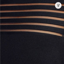 Load image into Gallery viewer, Size XXS Lulus Perfect Mesh Black Bodycon Dress
