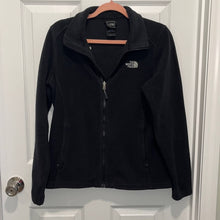 Load image into Gallery viewer, Medium The North Face Black Zip Up Fleece Jacket
