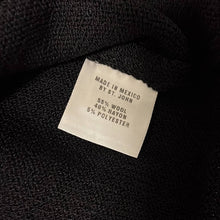 Load image into Gallery viewer, Small St. John Sport By Marie Gray Black Wool V-Neck Sleeveless Sweater Top
