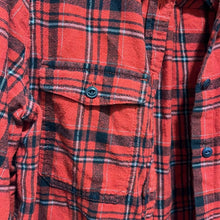 Load image into Gallery viewer, Size 4 J. Crew Women’s Red Flannel Long Sleeve Button Up
