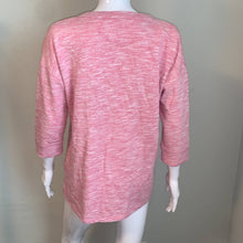 Load image into Gallery viewer, Petite Large Talbots Pink V Neck Tassel Sweater Top
