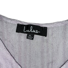 Load image into Gallery viewer, Size XL Lulus Adalee Lilac Striped Button-Up Tank Top
