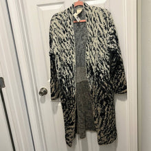 Load image into Gallery viewer, Artistic Works By Lu NWT Neutral Tone Super Soft Animal Print Long Cardigan
