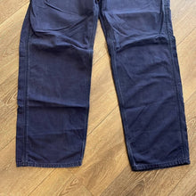 Load image into Gallery viewer, Size 40x34 Carhartt Mens Plus Size Navy Blue Utility Work Pants
