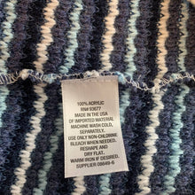 Load image into Gallery viewer, Medium Anna Blue White Stripe Knot Sweater
