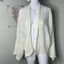Load image into Gallery viewer, Sz M/L Free Ppl NWT Boho Ivory Cream Azalea Kimono
