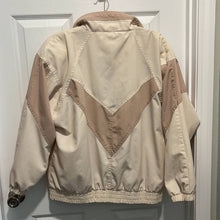 Load image into Gallery viewer, Medium Neyelle Vintage Y2K Pastel Pink &amp; Cream Bomber Jacket
