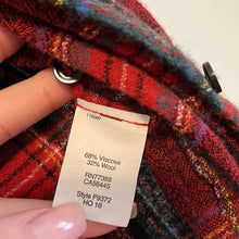 Load image into Gallery viewer, Small Madewell Wool Central Long-Sleeve Button Up Shirt in Tartan Plaid
