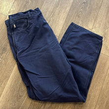 Load image into Gallery viewer, Size 40x34 Carhartt Mens Plus Size Navy Blue Utility Work Pants
