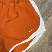 Load image into Gallery viewer, Medium Nike Dri-Fir Orange White Athletic Running Shorts
