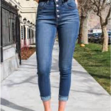 Load image into Gallery viewer, Size 27 Kancan Sabrina High Rise Ankle Skinny Jeans
