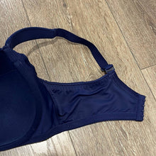 Load image into Gallery viewer, Size 38F Soma Navy Blue Lace Stunning Support Full Coverage Plus Size Bra
