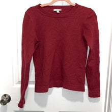 Load image into Gallery viewer, Small J. Crew Mercantile Red Crew Neck Wool Sweater Top
