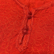 Load image into Gallery viewer, Medium Forever 21 Red Embroidered Boho Western Crop Top

