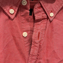 Load image into Gallery viewer, Medium J. Crew Men’s Red Cotton Oxford Long Sleeve Button Up Shirt
